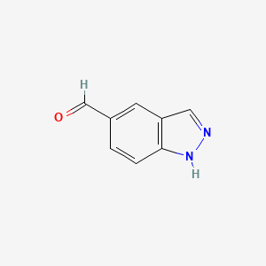 1H-Indazole-5-carbaldehyde chemical structure (CAS 253801-04-6)