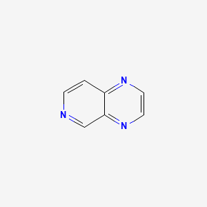 Pyrido[3,4-b]pyrazine chemical structure (CAS 254-86-4)