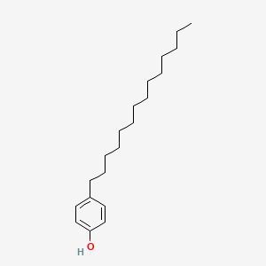 4-Tetradecylphenol chemical structure (CAS 25401-89-2)
