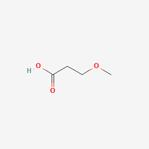 3-Methoxypropanoic acid chemical structure (CAS 2544-06-1)