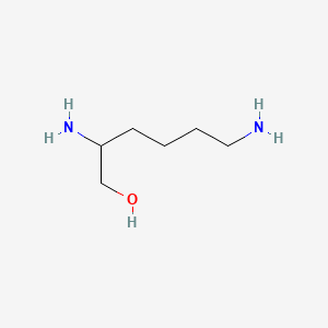 2,6-Diaminohexan-1-ol chemical structure (CAS 25441-01-4)