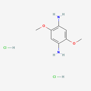 2,5-Dimethoxybenzene-1,4-diamine dihydrochloride chemical structure (CAS 25445-15-2)