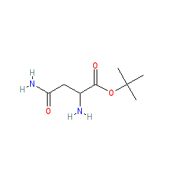 H-Asn-OtBu chemical structure (CAS 25456-86-4)