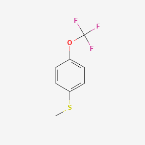 Methyl(4-(trifluoromethoxy)phenyl)sulfane chemical structure (CAS 2546-45-4)