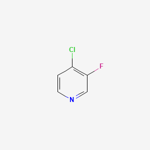 4-Chloro-3-fluoropyridine chemical structure (CAS 2546-56-7)