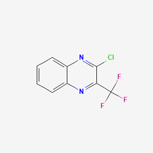 2-Chloro-3-(trifluoromethyl)quinoxaline chemical structure (CAS 254732-51-9)
