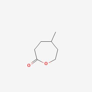 5-Methyloxepan-2-one chemical structure (CAS 2549-42-0)