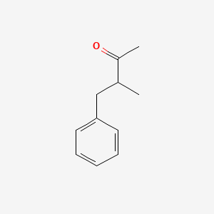 3-Methyl-4-phenylbutan-2-one chemical structure (CAS 2550-27-8)