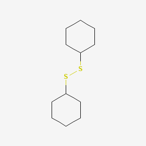 Dicyclohexyl disulfide chemical structure (CAS 2550-40-5)