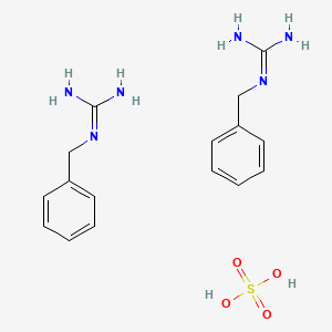 1-Benzylguanidine hemisulfate chemical structure (CAS 2551-73-7)