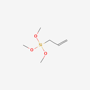 Allyltrimethoxysilane chemical structure (CAS 2551-83-9)
