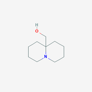 (Octahydro-1H-quinolizin-9a-yl)methanol chemical structure (CAS 25516-32-9)