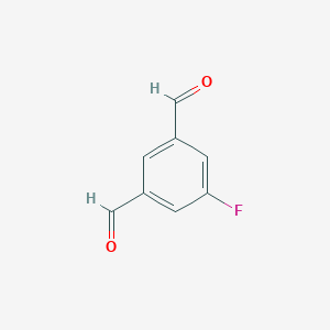 5-Fluoroisophthalaldehyde chemical structure (CAS 255375-90-7)