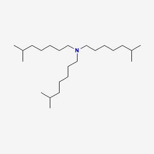 Triisooctylamine chemical structure (CAS 25549-16-0)