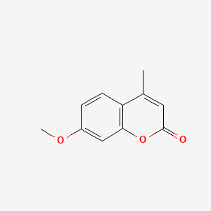 7-Methoxy-4-methylcoumarin chemical structure (CAS 2555-28-4)