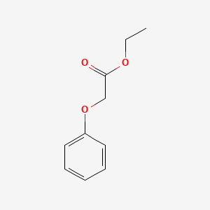 Ethyl 2-phenoxyacetate chemical structure (CAS 2555-49-9)