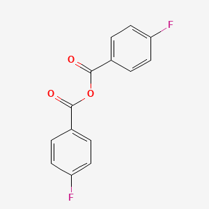 4-Fluorobenzoic anhydride chemical structure (CAS 25569-77-1)