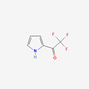 2-(Trifluoroacetyl)pyrrole chemical structure (CAS 2557-70-2)