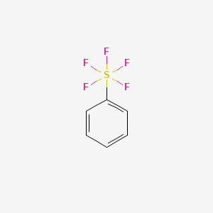 Phenylsulfurpentafluoride chemical structure (CAS 2557-81-5)