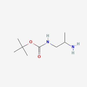 tert-Butyl 2-aminopropylcarbamate chemical structure (CAS 255735-88-7)