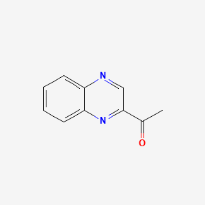 2-Acetylquinoxaline chemical structure (CAS 25594-62-1)