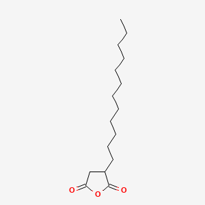 3-Dodecyldihydrofuran-2,5-dione chemical structure (CAS 2561-85-5)