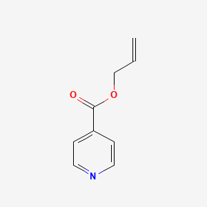 Allyl isonicotinate chemical structure (CAS 25635-24-9)