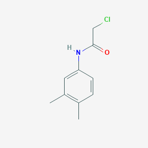 2-Chloro-N-(3,4-dimethylphenyl)acetamide chemical structure (CAS 2564-04-7)