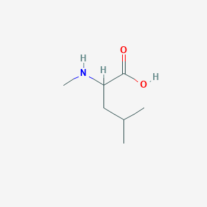 N-Methyl-DL-leucine chemical structure (CAS 2566-33-8)
