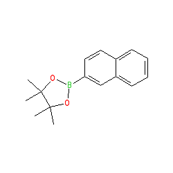 4,4,5,5-Tetramethyl-2-(naphthalen-2-yl)-1,3,2-dioxaborolane chemical structure (CAS 256652-04-7)