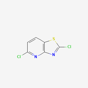 2,5-Dichlorothiazolo[4,5-b]pyridine chemical structure (CAS 2567498-97-7)