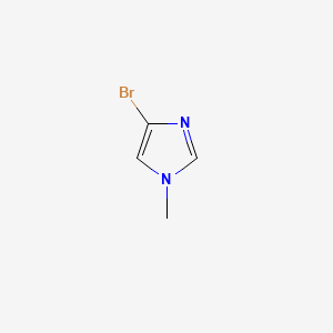 4-Bromo-1-methylimidazole chemical structure (CAS 25676-75-9)