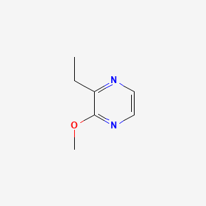2-Ethyl-3-methoxypyrazine chemical structure (CAS 25680-58-4)