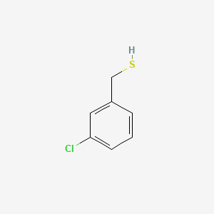 (3-Chlorophenyl)methanethiol chemical structure (CAS 25697-57-8)