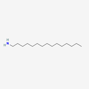 1-Aminopentadecane chemical structure (CAS 2570-26-5)