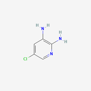 5-Chloropyridine-2,3-diamine chemical structure (CAS 25710-20-7)