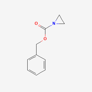 Benzyl aziridine-1-carboxylate chemical structure (CAS 25711-25-5)
