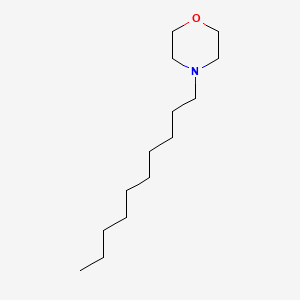 4-Decylmorpholine chemical structure (CAS 25727-94-0)