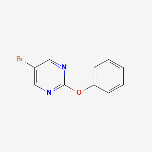 5-Bromo-2-phenoxypyrimidine chemical structure (CAS 257280-25-4)
