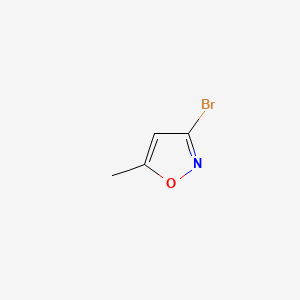 3-Bromo-5-methylisoxazole chemical structure (CAS 25741-97-3)