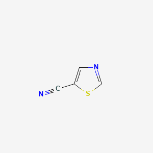 Thiazole-5-carbonitrile chemical structure (CAS 25742-12-5)
