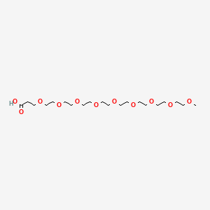 2,5,8,11,14,17,20,23,26-Nonaoxanonacosan-29-oic acid chemical structure (CAS 2576495-35-5)