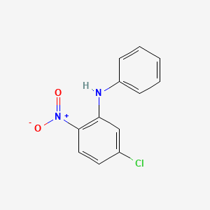 5-Chloro-2-nitro-N-phenylaniline chemical structure (CAS 25781-92-4)