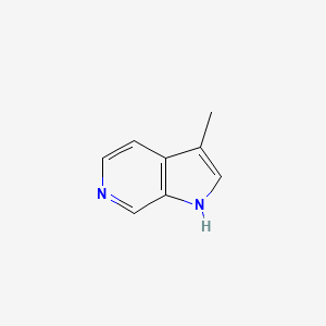 3-Methyl-1H-pyrrolo[2,3-c]pyridine chemical structure (CAS 25796-95-6)