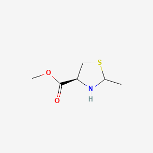 Methyl (4S)-2-methylthiazolidine-4-carboxylate chemical structure (CAS 2580128-49-8)