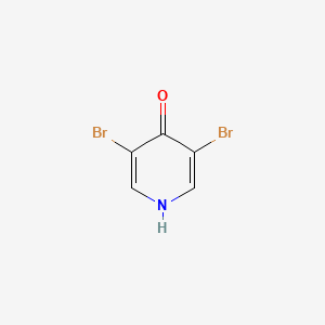 3,5-Dibromopyridin-4-ol chemical structure (CAS 25813-25-6)