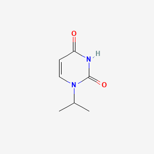 1-Isopropylpyrimidine-2,4(1H,3H)-dione chemical structure (CAS 25818-96-6)
