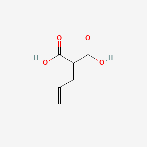 2-Allylmalonic acid chemical structure (CAS 2583-25-7)