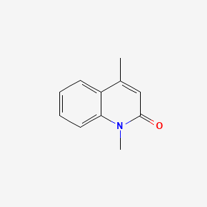 1,4-Dimethylquinolin-2(1H)-one chemical structure (CAS 2584-47-6)