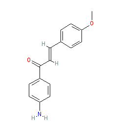 1-(4-Aminophenyl)-3-(4-methoxyphenyl)prop-2-en-1-one chemical structure (CAS 25870-73-9)